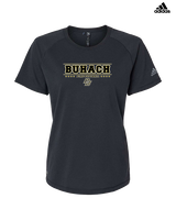 Buhach Colony HS Girls Flag Football Border - Womens Adidas Performance Shirt