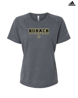 Buhach Colony HS Girls Flag Football Border - Womens Adidas Performance Shirt