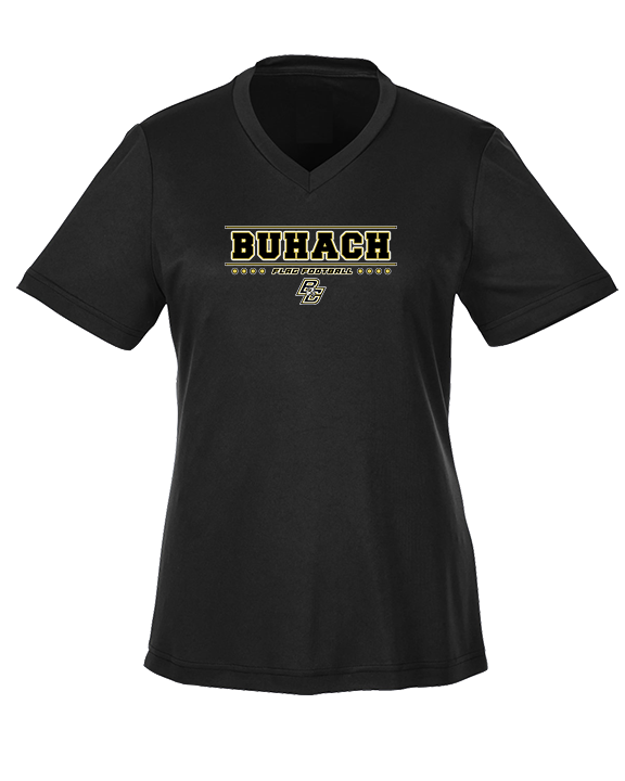 Buhach Colony HS Girls Flag Football Border - Womens Performance Shirt
