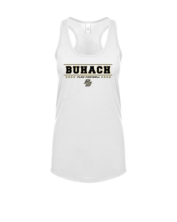 Buhach Colony HS Girls Flag Football Border - Womens Tank Top