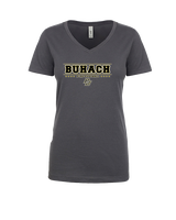 Buhach Colony HS Girls Flag Football Border - Womens Vneck