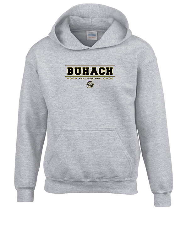 Buhach Colony HS Girls Flag Football Border - Youth Hoodie