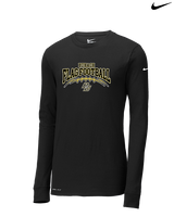 Buhach Colony HS Girls Flag Football Football - Mens Nike Longsleeve
