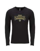 Buhach Colony HS Girls Flag Football Football - Tri-Blend Long Sleeve
