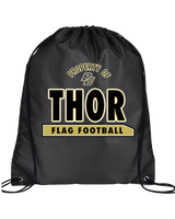 Buhach Colony HS Girls Flag Football Property - Drawstring Bag