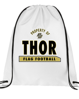 Buhach Colony HS Girls Flag Football Property - Drawstring Bag