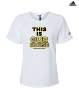 Buhach Colony HS Girls Flag Football TIOH - Womens Adidas Performance Shirt
