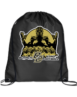 Buhach Colony HS Girls Flag Football Unleashed - Drawstring Bag