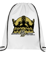 Buhach Colony HS Girls Flag Football Unleashed - Drawstring Bag