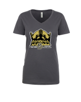 Buhach Colony HS Girls Flag Football Unleashed - Womens Vneck