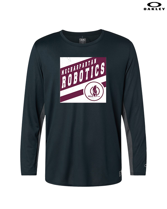 Burnt Hills Ballston Lake HS Robotics Square - Mens Oakley Longsleeve