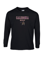 Caledonia HS Boys Golf Block - Cotton Longsleeve