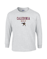 Caledonia HS Boys Golf Block - Cotton Longsleeve