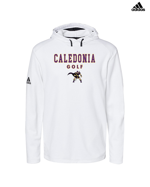 Caledonia HS Boys Golf Block - Mens Adidas Hoodie