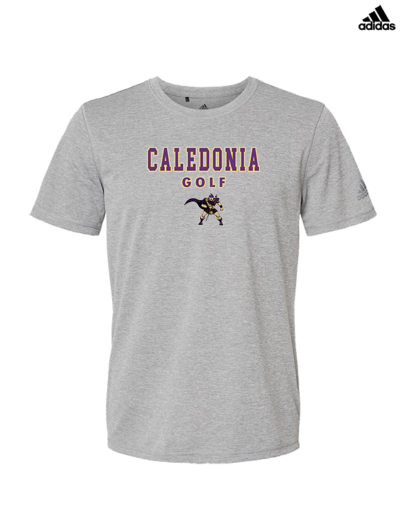 Caledonia HS Boys Golf Block - Mens Adidas Performance Shirt
