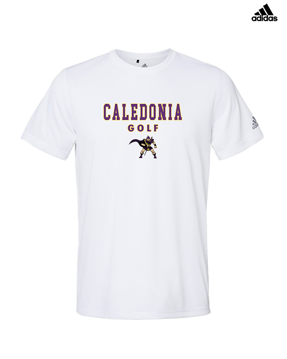 Caledonia HS Boys Golf Block - Mens Adidas Performance Shirt
