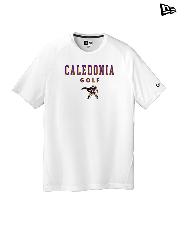 Caledonia HS Boys Golf Block - New Era Performance Shirt