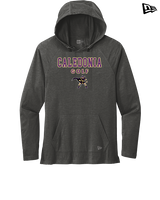 Caledonia HS Boys Golf Block - New Era Tri-Blend Hoodie