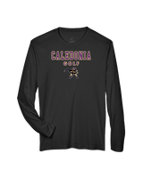 Caledonia HS Boys Golf Block - Performance Longsleeve
