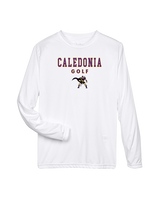 Caledonia HS Boys Golf Block - Performance Longsleeve