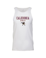 Caledonia HS Boys Golf Block - Tank Top