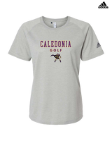 Caledonia HS Boys Golf Block - Womens Adidas Performance Shirt
