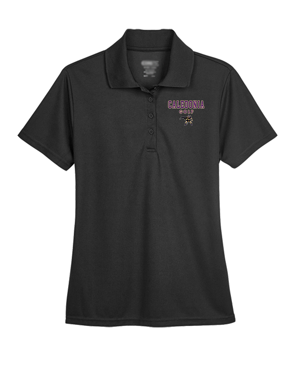 Caledonia HS Boys Golf Block - Womens Polo