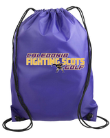 Caledonia HS Boys Golf Bold - Drawstring Bag