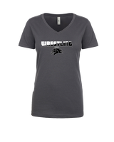 Campus HS Boys Wrestling Cut - Womens Vneck