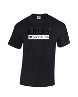 Campus HS Boys Wrestling Pennant - Cotton T-Shirt