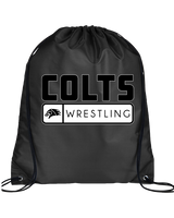 Campus HS Boys Wrestling Pennant - Drawstring Bag