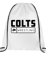 Campus HS Boys Wrestling Pennant - Drawstring Bag