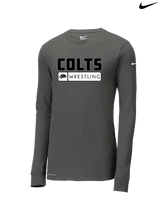 Campus HS Boys Wrestling Pennant - Mens Nike Longsleeve