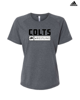 Campus HS Boys Wrestling Pennant - Womens Adidas Performance Shirt