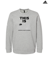 Campus HS Boys Wrestling TIOH - Mens Adidas Crewneck