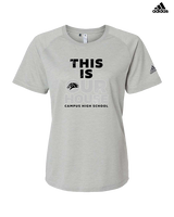Campus HS Boys Wrestling TIOH - Womens Adidas Performance Shirt