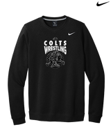 Campus HS Boys Wrestling Takedown - Mens Nike Crewneck