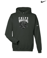 Campus HS Boys Wrestling Takedown - Nike Club Fleece Hoodie