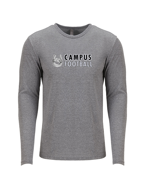 Campus HS Football Basic v2 - Tri-Blend Long Sleeve