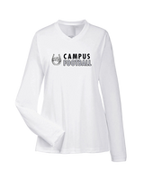 Campus HS Football Basic v2 - Womens Performance Longsleeve