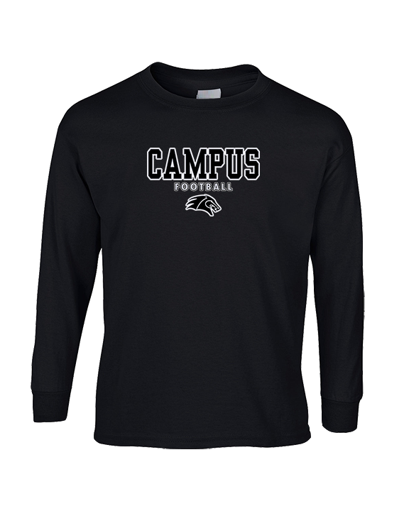 Campus HS Football Block - Cotton Longsleeve