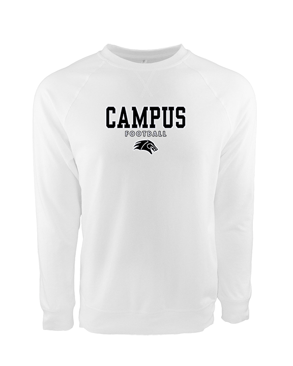 Campus HS Football Block - Crewneck Sweatshirt