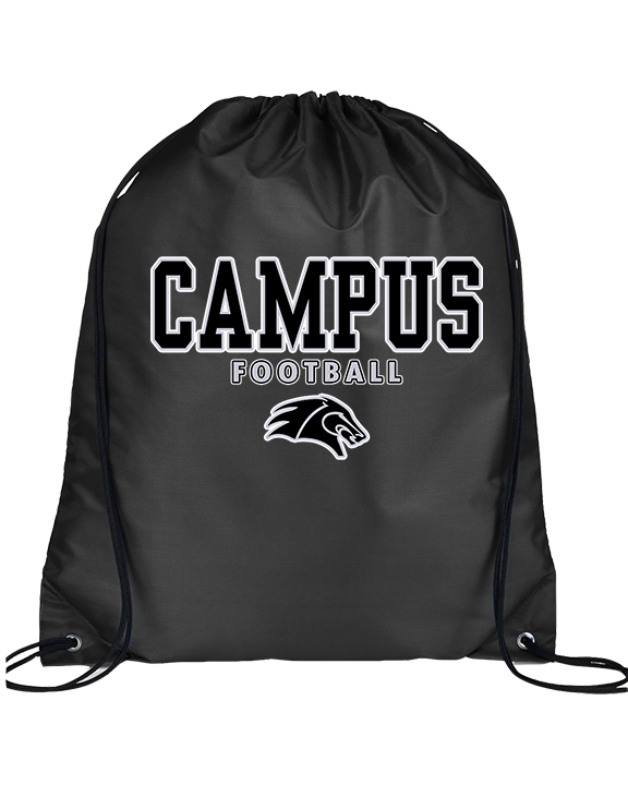 Campus HS Football Block - Drawstring Bag