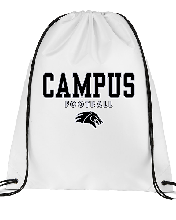 Campus HS Football Block - Drawstring Bag