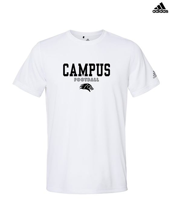 Campus HS Football Block - Mens Adidas Performance Shirt