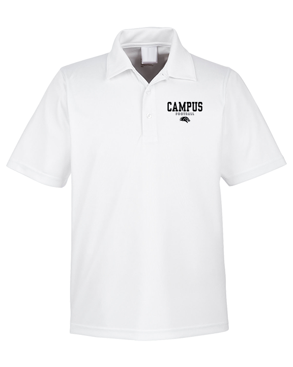 Campus HS Football Block - Mens Polo