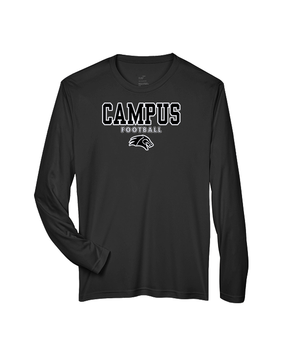 Campus HS Football Block - Performance Longsleeve