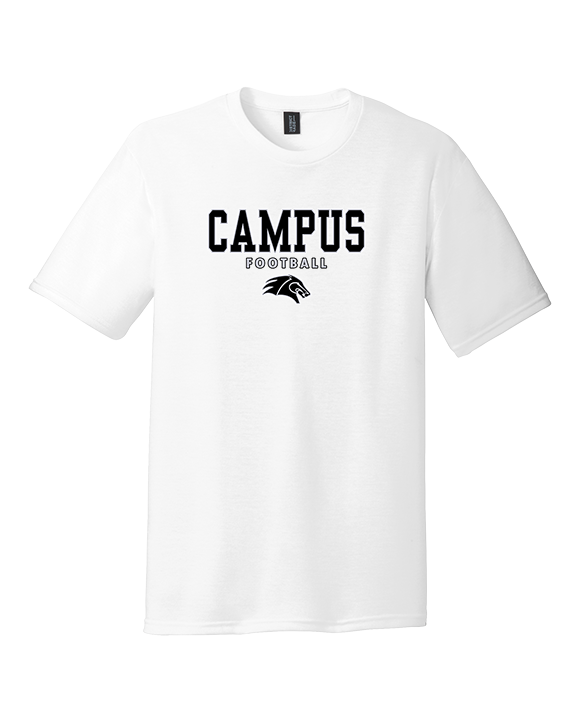 Campus HS Football Block - Tri-Blend Shirt