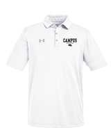 Campus HS Football Block - Under Armour Mens Tech Polo