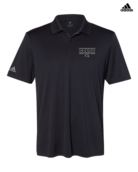 Campus HS Football Border - Mens Adidas Polo